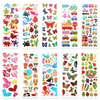 Non-toxic 3D Pe Wall Stickers Animal Puffy Sticker Custom Cartoon Cute Foam Sticker