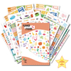 Vintage Seasonal Planner Sticker Sheets, Custom Sticker Pages for Planner