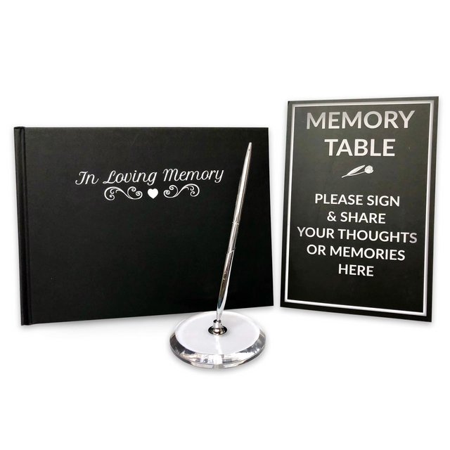 Funeral Guest Book for Memorial Service Celebration of Life Guest Book Funeral Memory Book