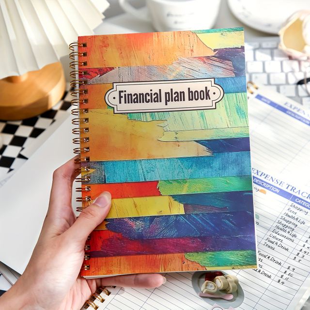 52 Sheet Spiral Bound Expense Tracker Journal for Adults with Budgeting Templates Monthly Calendars And Goal Setting Pages