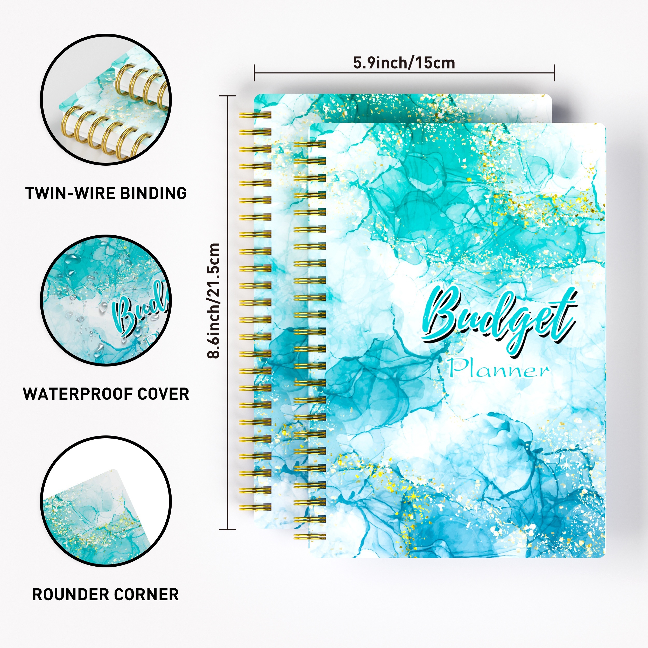 A4 Size Monthly Bill Paying Organizer Spiral Binding Efficiently Manage Your Finances With Budget Planner Bill Tracking