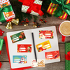 Merry Christmas Direct Thermal Labels Stickers Multi-Purpose Thermal Sticker Labels Printer for Inventory Address Name Gift Tag