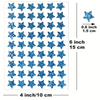 0.6" Diameter 6 Color Self Adhesive Holographic Small Shiny Star Stickers for Kids Reward Chart Behavior Chart Teacher Supplies