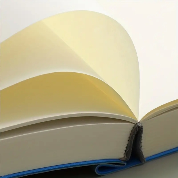 A5 Luxurious & Durable Faux Leather Ultra Thick Blank Notebook for Work School Writing Leather Softcover 100 GSM Thick Paper