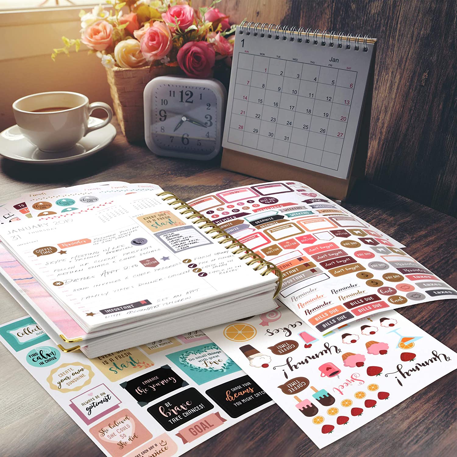 Aesthetic Planner Beautiful Accessories Stickers
