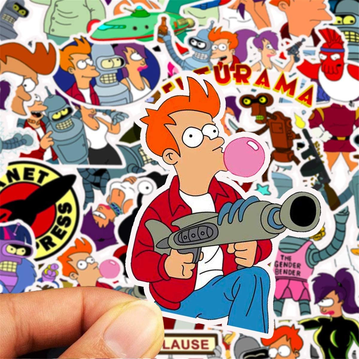Futurama Laptop Vinyl Cartoon Stickers for Kids Anime Sticker