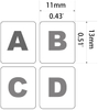 Arabic Keyboard Stickers Replacement for Computer