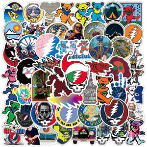 Grateful Dead Sticker Waterproof for Laptop Skateboard Luggage Adults Stickers