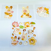 Customized 3d Clear Epoxy Gel Sticker for Girls, Cartoon Cute Resin Epoxy for Phone Water Bottle Deco