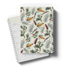 2025 Customizable Floral Cover Manifest Dairy Notebooks Twin-wire Biding 18 Monthly Planner Academic Planner And Journals