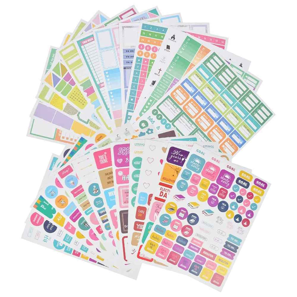 Planner Stickers Weekly Daily Stickers Monthly Tabs for DIY Calendar Work Planning Budget