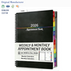 MW-357 8.27"x11.69" Horizontal 160 Sheets Twin - Loop Multi - Column Efficient Registration Thick Leak - Proof Business Visitor Appointment Book