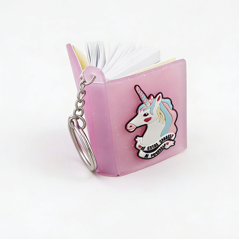 MW-461 Mini Notebook Keychain with Blank Pages Ideal for Notes, Memos & Journaling