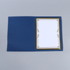 MW-450 Premium Navy Blue Diploma Paper Gold Foil Border Certificate Blanks