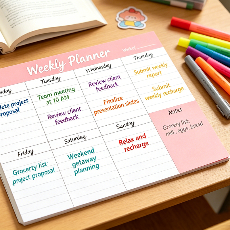 Weekly Planner Pad