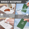 MW-640 Portable All Weather Waterproof Spiral Pocket Notebook For Outdoor Use