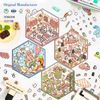 MW-577 Waterproof PET Isometric House Scene Journal Stickers