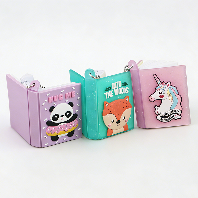 MW-461 Mini Notebook Keychain with Blank Pages Ideal for Notes, Memos & Journaling