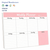 MW-510 Weekly Planner Pad Pink To Do List Notepad for Work & Home
