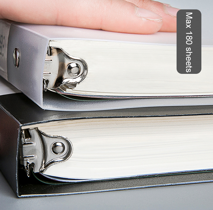 MW-611 Wholesale Loose Leaf Notebook Transparent PP Cover School Office Journal