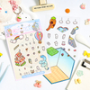 MW-577 Waterproof PET Isometric House Scene Journal Stickers