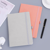 PU Leather Notebook A5 Hardcover Lined Paper Journal with Pen Holder for Daily Work Notes